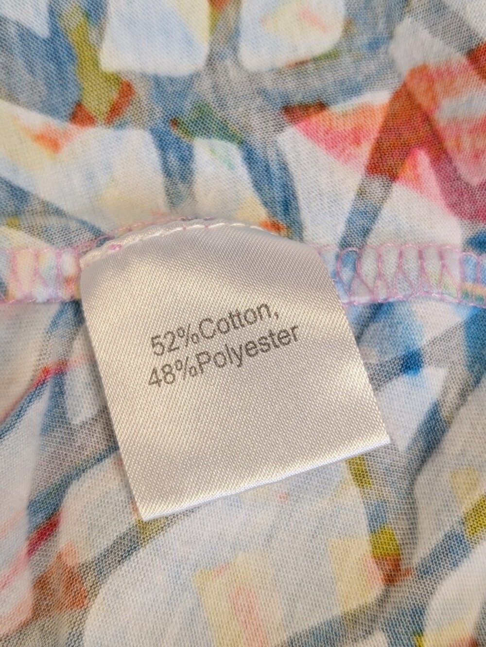 Lulu B Colorful Pineapple Print Asymmetrical Resort Tunic Top Soft Colorful 1X - Picture 12 of 14